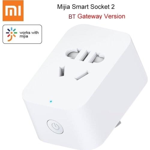 Xiaomi Mi Smart WiFi Socket 2 Plug bluetooth gateway Version Remote Control Work With Xiaomi Smart Home Mijia Mi home APP