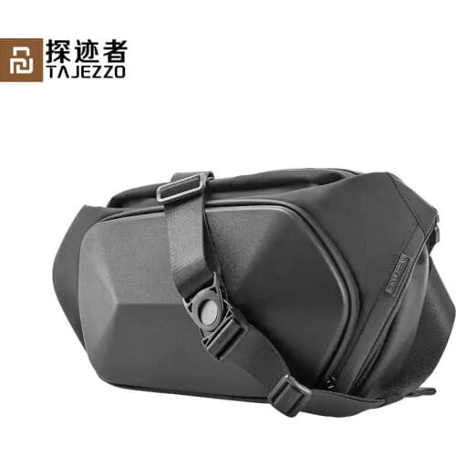 Xiaomi TAJEZZO Polyhedron Crossbody Bag BackPack for Men Anti-theft Shoulder Messenger Bags Male Waterproof Short Trip Chest Bag