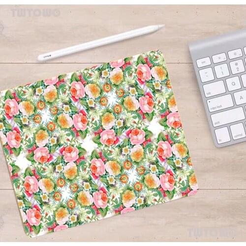 In Stock Mouse Pad S 220x180mm Simple Flowers Pads With No Locked Edge Good Quality Rubber Mouse-pad Provide Comfort