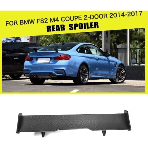 Carbon Fiber Rear Spoiler Window Wing Trunk Lip for BMW F82 M4 Coupe 2 Door 2014-2017