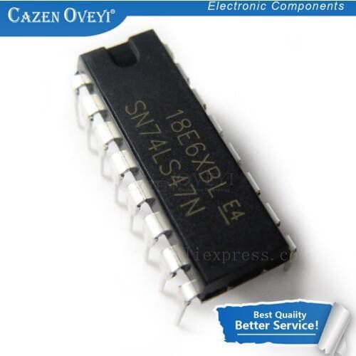 10cs/lot SN74LS47N SN74LS47 74LS47N 74LS47 DIP-16 new original In Stock