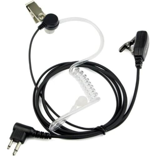 2 Pin PTT MIC Noise Reduction Acoustic Tube Earpiece Headset For MTOROLA GP88 CP200 radio earphone