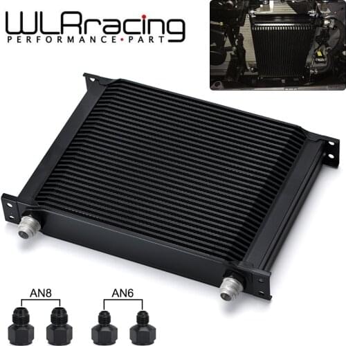 WLR RACING - 30 ROW AN-10AN UNIVERSAL ENGINE TRANSMISSION OIL COOLER WLR7030