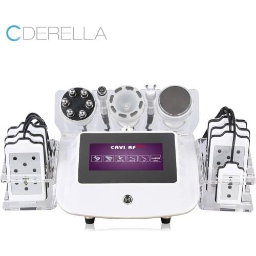 40k Ultrasound Cavitation Machine Body Slimming Face Lifting Vacuum Cupping Massage Anti-Cellulite Skin Renew Device