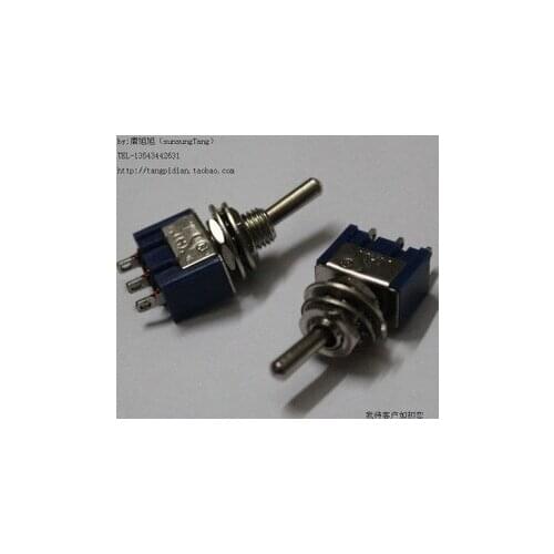 Free shipping 10PCS 3PIN SPDT Mini Toggle Switch ON/ON+Hot Top selling wholesale