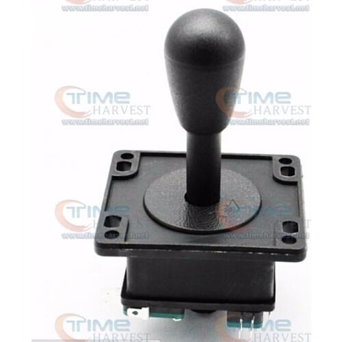 Free shipping Amercian Joystick 8 way operation black Joystick with 4 microswitches Arcade game machine accessories cabinet
