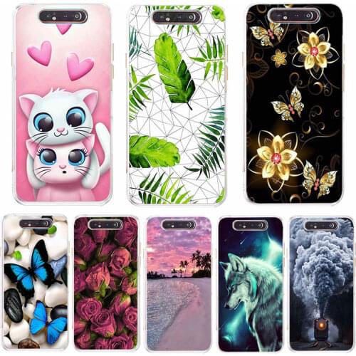 Case For Samsung A80 Case Soft Silicone Cartoon Back Cover Phone Case For Samsung Galaxy A80 GalaxyA80 A 80 A805 shell coque