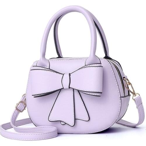 Ladies Handbag 2021 New Trendy Small Fresh Bow Net Red Bag Fashion All-match Single Shoulder Messenger Bag Bolso De Mujer