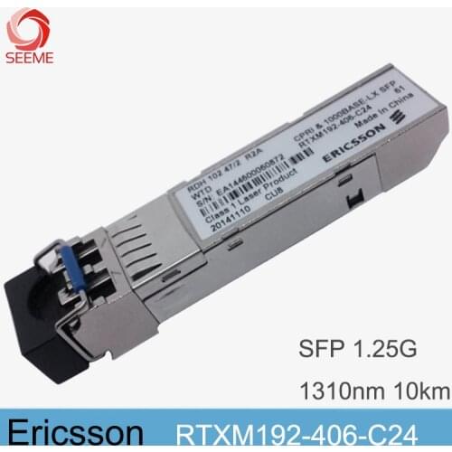 Ericsson RDH 102 47/2 R2A RTXM192-406-C24 Single-mode SFP 1.25G 1310nm 10km 1000BASE-LX SFP