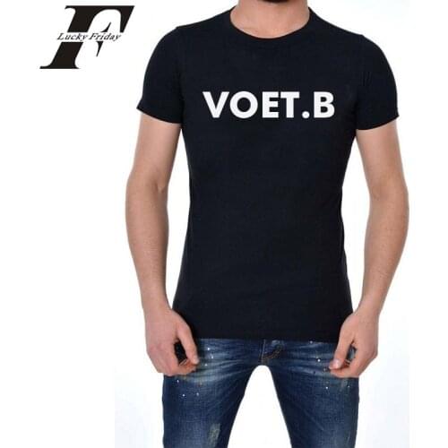 2017 Men women voet.b T-shirt Brand Clothing T-shirt Fitness T shirt Harajuku Hip Hop Cotton T shirts Camiseta Masculina