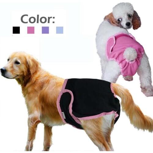 Cute Dog Diaper Panties Puppy Shorts Animal Designs Menstrual Sanitary Nappy Diaper