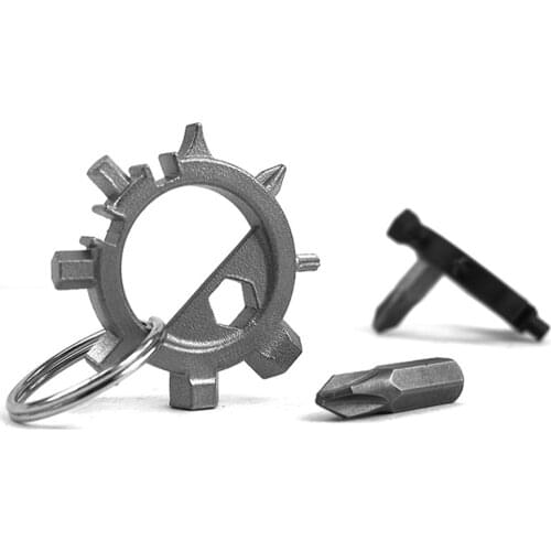 Mini Bicycle Repair Tools 12 In 1 Multi Tool Stainless Steel Hex Torx Cross Screwdriver Portable Bottle Opener Bike Tools Parts