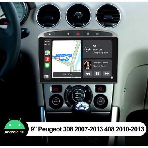 Android Multimedia Center Audio Car Video Players 9" Stereo Bluetooth For Peugeot 308 2007-2013 408 2010-2013 Automotive Goods