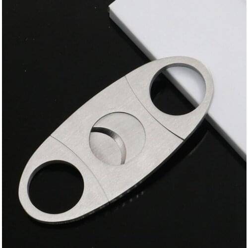 Stainless Steel Small Cigar Tobacco Cutter Knife Double Blades Cigar Cutter Scissors Cut Tobacco Cigar Devices LX6580
