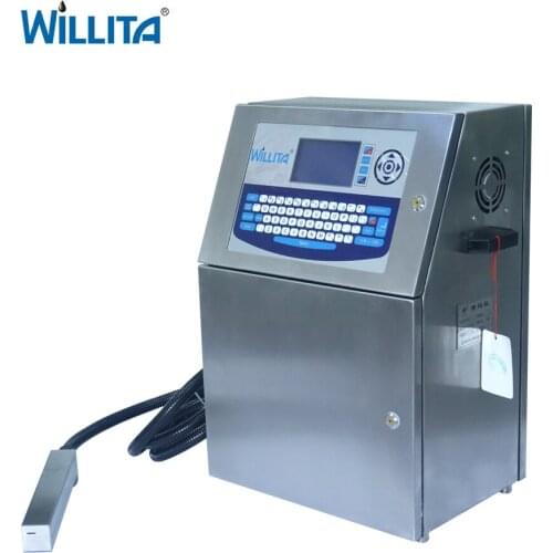 Batch Number Expiration Date Bottle Continuous Inkjet Printer