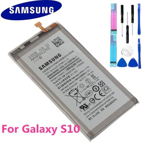 SAMSUNG Orginal EB-BG973ABU 3400mAh battery For Samsung Galaxy S10 S10 X SM-G9730 SM-G973 G973F G973U G973W Mobile Phone +Tools