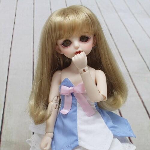 New Arrival 1/3 1/4 1/6 1/8 High Temperature Cute Bjd Wig SD For Doll Hair Accessories