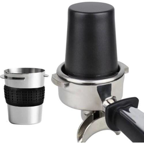 Support Dropshipping Stainless Steel Coffee Dosing Cup Powder Feeder Part for 58mm Espresso Machine Dosing Cup