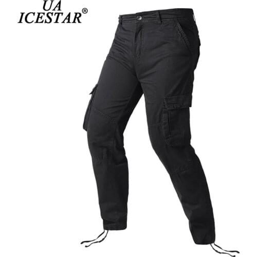 Casual Men Pants 2021 New Solid Color Comfortable Cotton Fashion Trousers Brand High Quality Military Tactics Cargo Men Pants