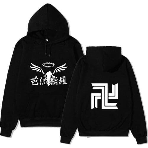 Tokyo Revengers Valhalla Hoodie Mikey Draken Sano Manjiro Hooded Anime Cosplay Hoodies Hanagaki Takemichi Baji Keisuke Sweater