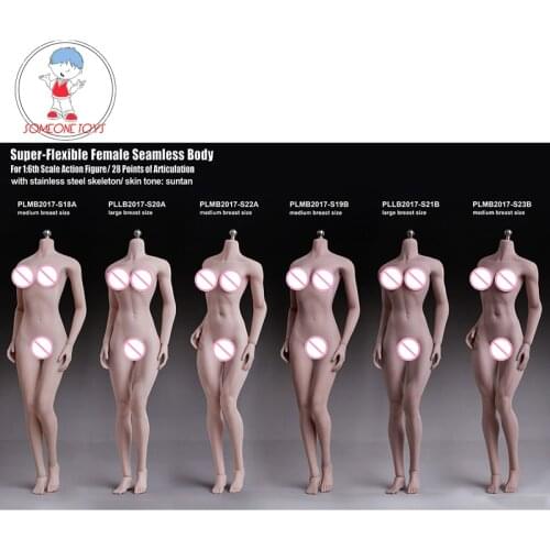 TBLeague 1/6 Woman Body Figurine Pale Suntan Skin Seamless Female Figure Model Collections for 12 inches Action Figure
