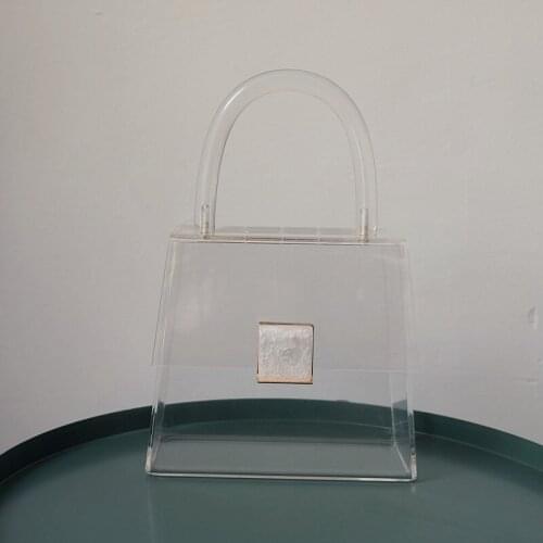 Summer Transparent Handbag Wedding Clutch Purse Womens Evening Clutch Bag Luxury Designer Exquisite Small Bag ZD1669