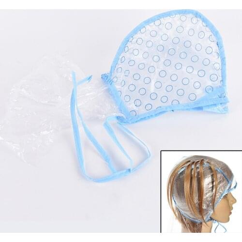 1Pcs Hair Colouring Highlighting Dye Cap With Hook Needle Frosting Tipping Color Styling Tools Reusable