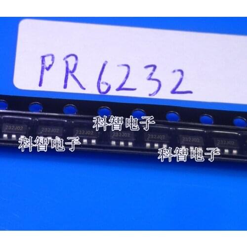 10pcs/lot 100% New&original PR6232 SOT23-6 Marking:232J02 PWM