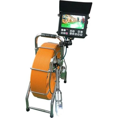 8 Inch Video Camera Drain Sewer Pipeline Industrial Endoscope DVR Video Recording 360 Degree Rotating