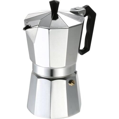 Aluminum Coffee Pot 3Cup/6Cup/9Cup/12Cup Coffee Maker Espresso Percolator Stovetop Mocha Pot Electric Stove