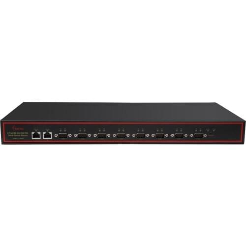 Diewu industrial 8 ports RS232 com adapter serial server