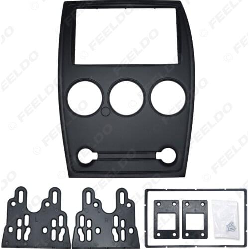FEELDO Car 2Din Stereo Radio Fascia Frame For CITROEN Elysee 2008-2013 Plate Panel Dash Installation Trim Mount Kit #HQ1656