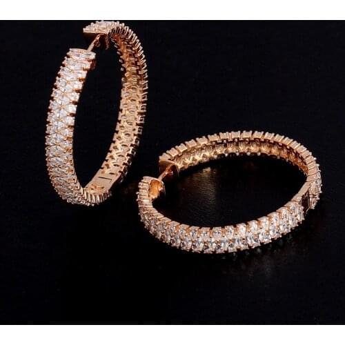 Bride Talk Romantic Wedding Earrings For Women Cubic Zirconia High Quality Luxury Fashion Jewelry On Wedding Party The Best Gift