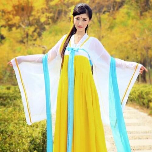 New fairy costume Hanfu clothing Tang Dynasty princess cosplay pink ancient lady wide sleeves costumes Chinese classical dance