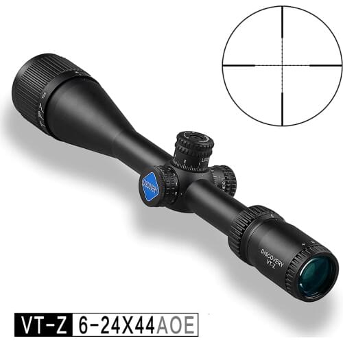 DISCOVERY VT-Z 6-24x44 AOE hunting Riflescope with Mil Dot Reticle come with free scope rings