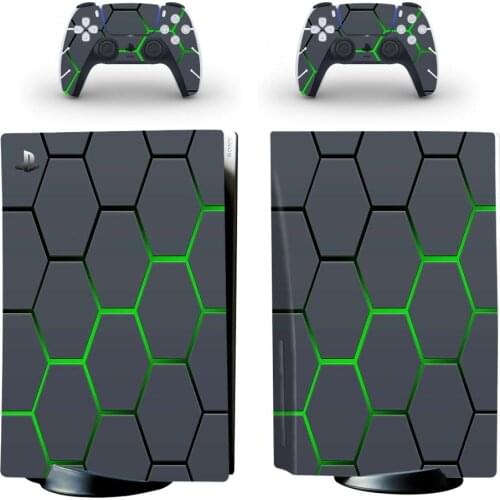Custom Design PS5 Standard Disc Edition Skin Sticker Decal Cover for PlayStation 5 Console & Controller PS5 Skin Sticker Vinyl