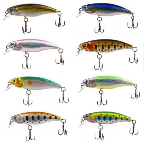 1Pc Model Sinking Minnow Fishing Lures 52mm 4.5g Jerkbait Bass Pike Carkbait Wobblers Swimbait Professional Hard Bait