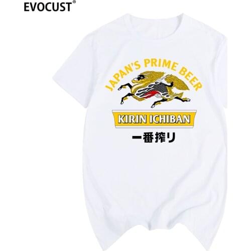 JAPAN BEER KIRIN ICHIBAN 100% MALT PRIME BREW BIER Funny T-shirt Cotton Men T shirt New TEE TSHIRT Womens unisex Fashion