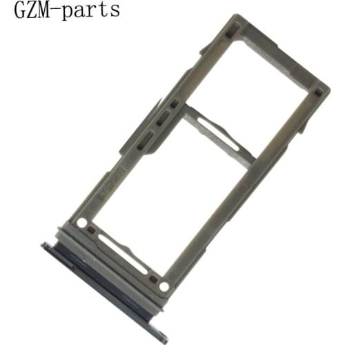 GZM-parts 50pcs/lot Dual&Single Sim Tray For Samsung Galaxy S10 S10 Plus SIM Card Tray Slot Holder Replacement Part