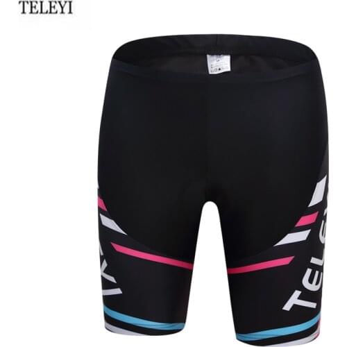 TELEYI Womens Outdoor Sports Breathable Short Cycling Bike Bicycle Shorts Riding Hiking Fitness Quick Dry Elasticity Shorts