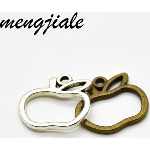 16pcs Hot sell Fashion apple charms for DIY handmade Jewelry Pendant earrings Making 20*19mm