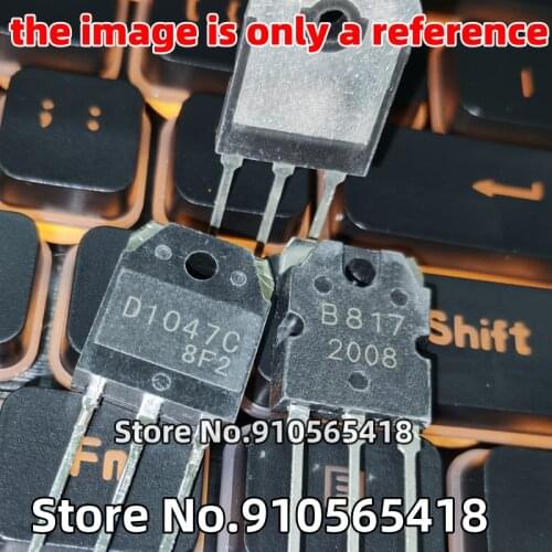 20PC (10PCS B817 + 10PCS D1047) TO-3P Power amplifier matching tube Good measurement Original imported disassembling machine