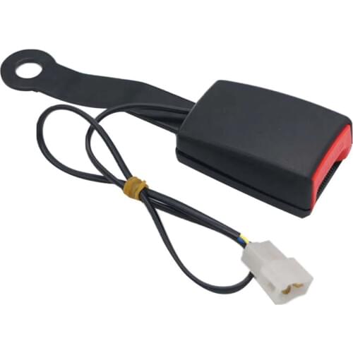 50% HOT SALES!!! Car Seat Safety Belt Locking Buckle Socket Plug Connector with Warning Cable