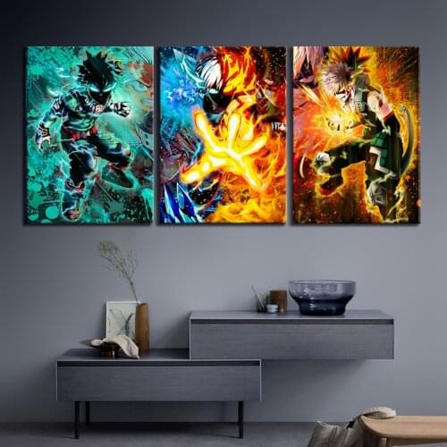 Anime Academia My Hero 5D Embroidery Diamond Picture Home Decor Painting Full Round Drill Cross Stitch Wall Art Handmade Gifts