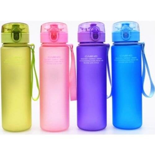 400ml 560ml School Leak Proof Direct Drinking Sports Water Gift Bottle High Quality Tour Hiking Portable Bottles Drinkware