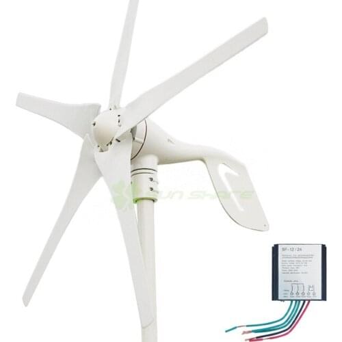 Factory price 400w mini wind turbinen-generator Hoop base 400w 12V/24v output with Good Quality, 3 Years Warranty For home use