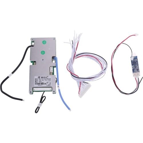 Lithium Battery Protective Board With Bluetooth 14S BMS PCB Mobile Static Current Intelligent 48V Components Smart Protection