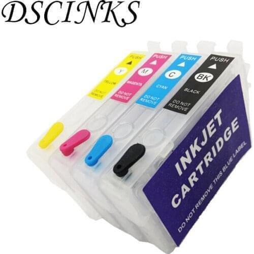 T1701-T1074 Refillable ink cartridge T1711-T1714 For Epson Expression Home XP-103 XP-203 XP-207 XP-306 XP-406 printer