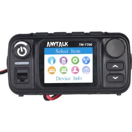 Anytalk new hot sale Linux system PoC mobile radio LTE 4G with SIM card PTT car radio wallkie talkie base station TM-7700