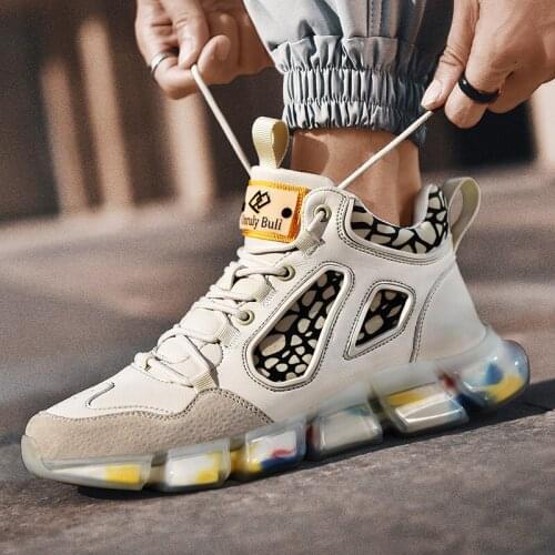 Couples fashion casual sports mens shoes thick-soled non-slip running sports womens shoes essential for lovers